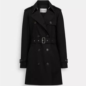 Coach Black Trench